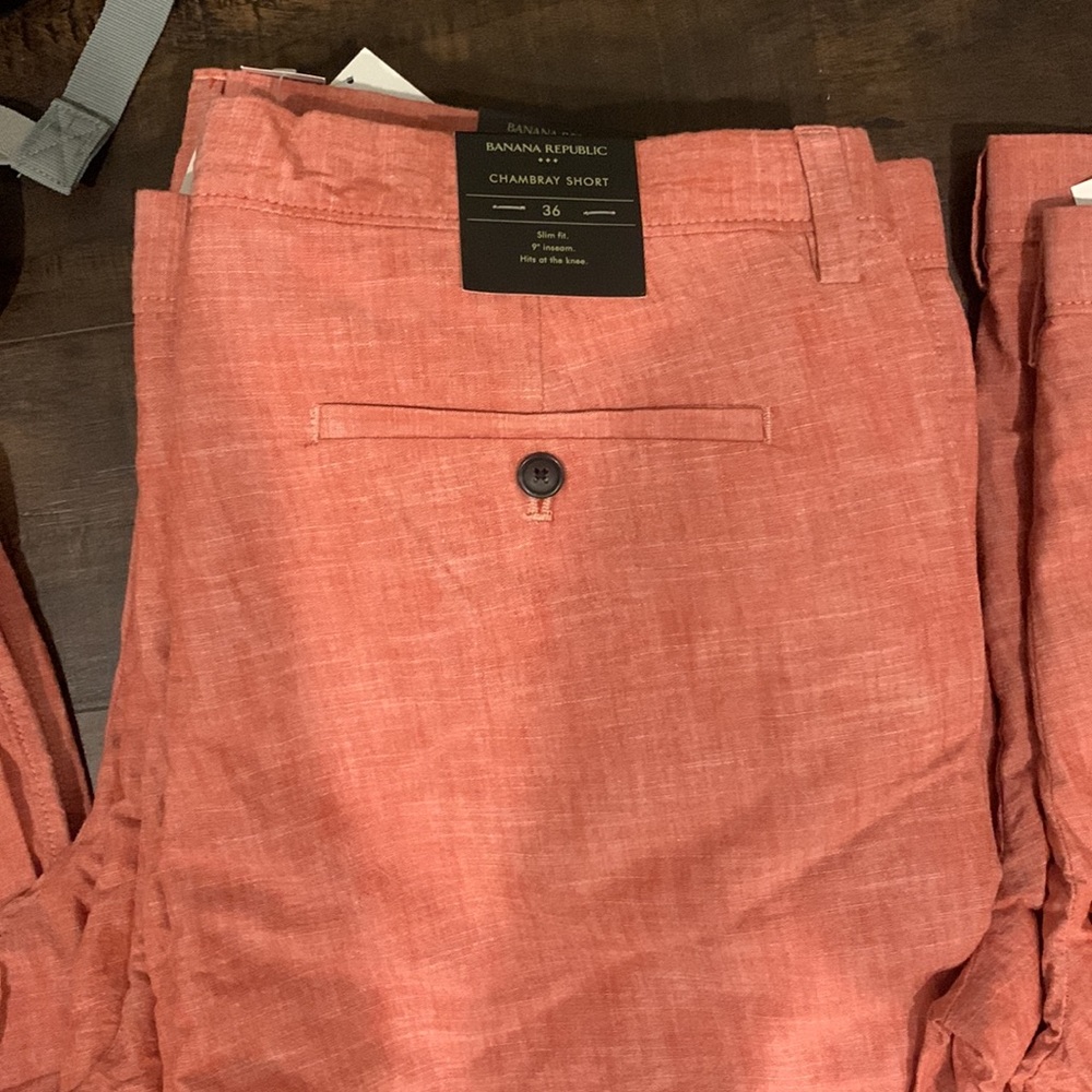 Men’s Chambray Shorts Banana Republic - Picture 3 of 4